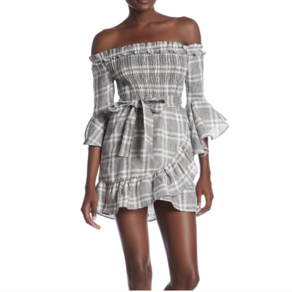 HOLIDAY DRESS PLAID SIZE L